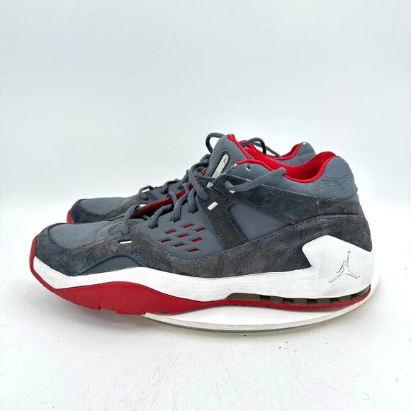 Nike Air Jordan S.U. Men Size 13 314317-002 Grey Red Trainer Athletic Shoes - Picture 1 of 13